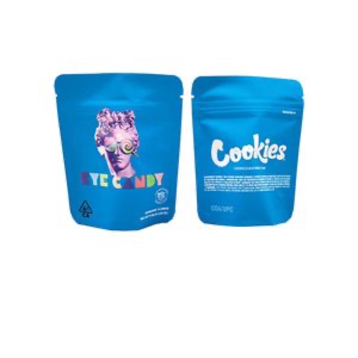 Customized Low MOQ 3.5g Mylar Digital Printing Stand up Botanical Accessories Bag Die Cut Shaped Smell... wholesale product image