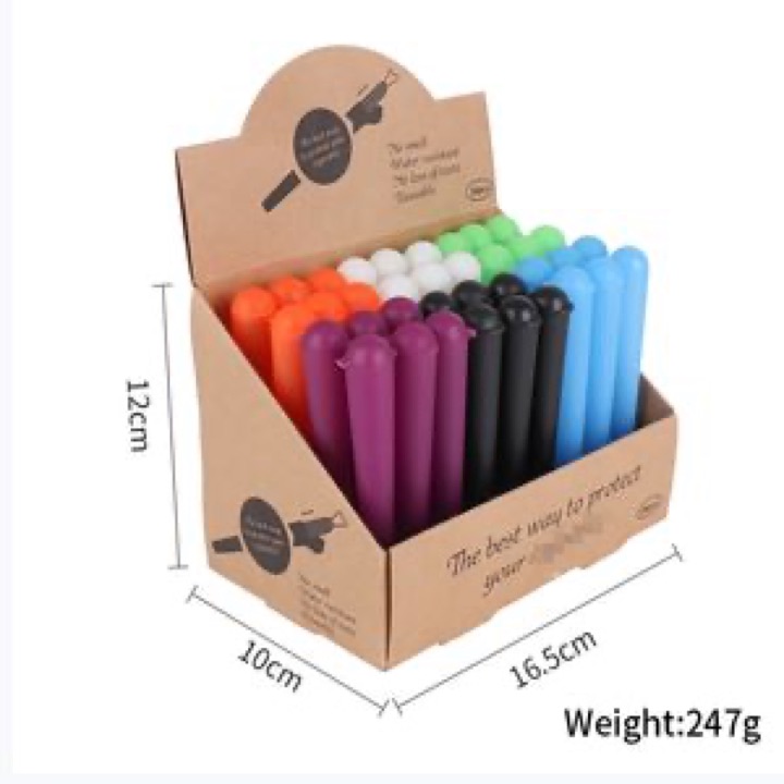 Custom Logo Child-Resistant Accessory Tube Cone Packaging Child Resistant Pop Top 116mm Plastic Pre... wholesale product image