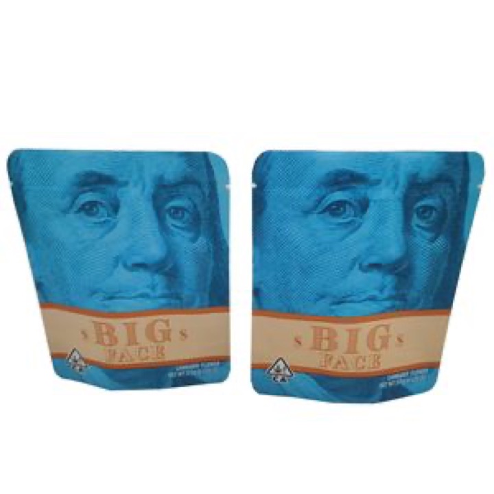 Custom Printed Resealable Smell Proof Stand up Pouch Botanical Packaging Custom Printed Mylar... wholesale product image