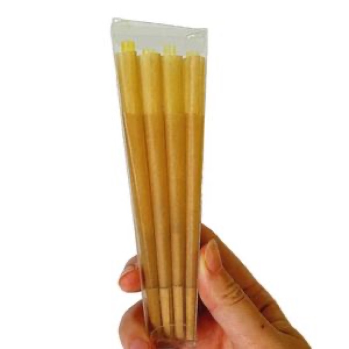Custom Classic Pre King Size Roll Blue Green Brown Natural Rolling Paper Cones with Colorful... wholesale product image
