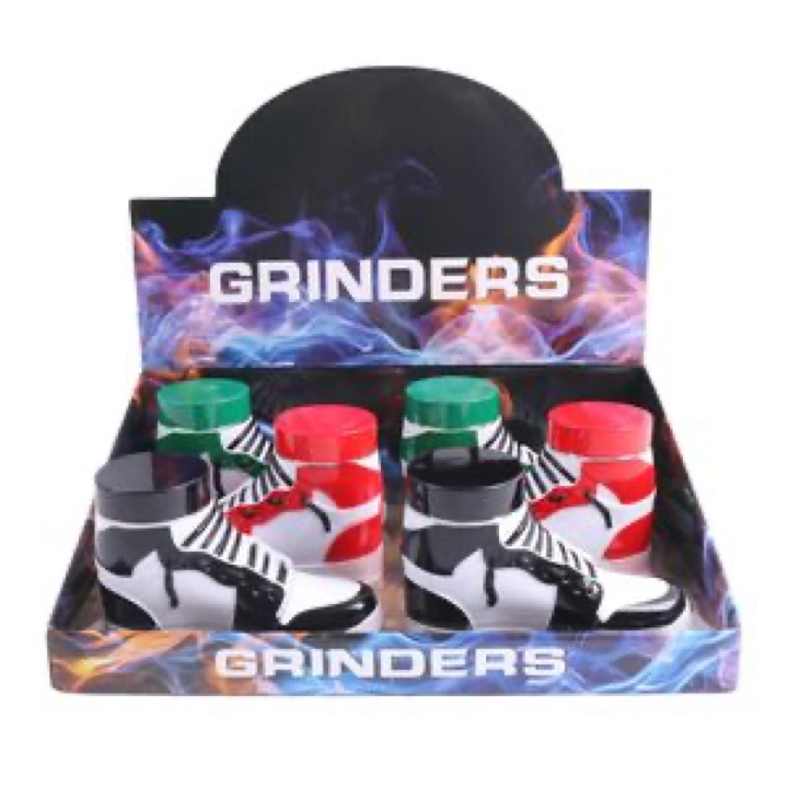 Premium Quality Manual Botanical Grinder in Unique Shoe Design wholesale product image