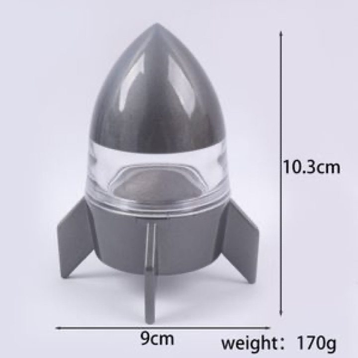 Unique Large Rocket Design Manual Zinc Alloy Grinder Accessories wholesale product image