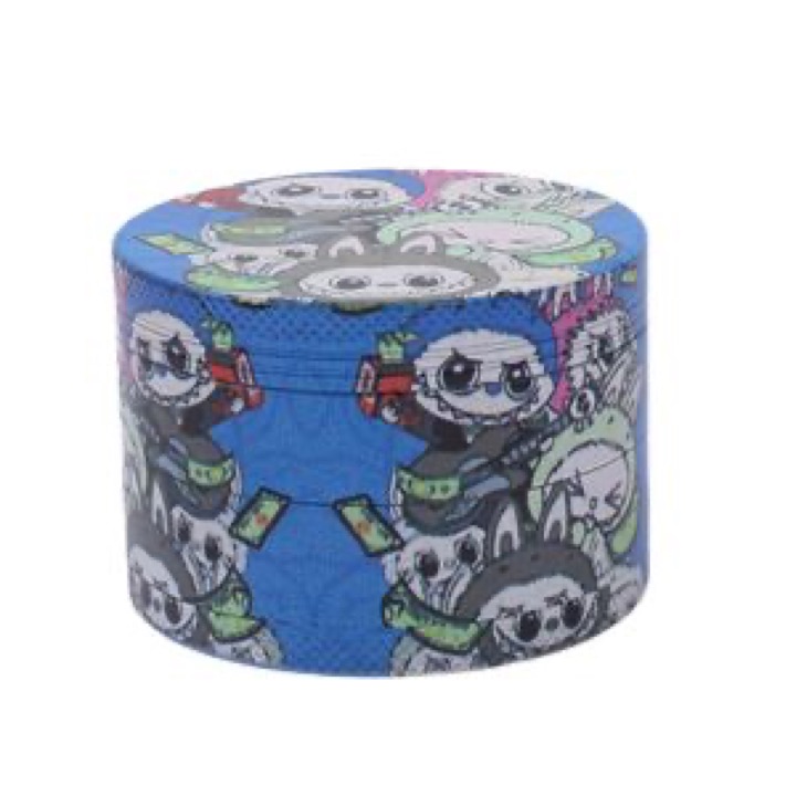 Stock 4 Parts Accessories Custom Logo 50mm UV Full Printed Logo Custom Metal Zinc Alloy Botanical... wholesale product image