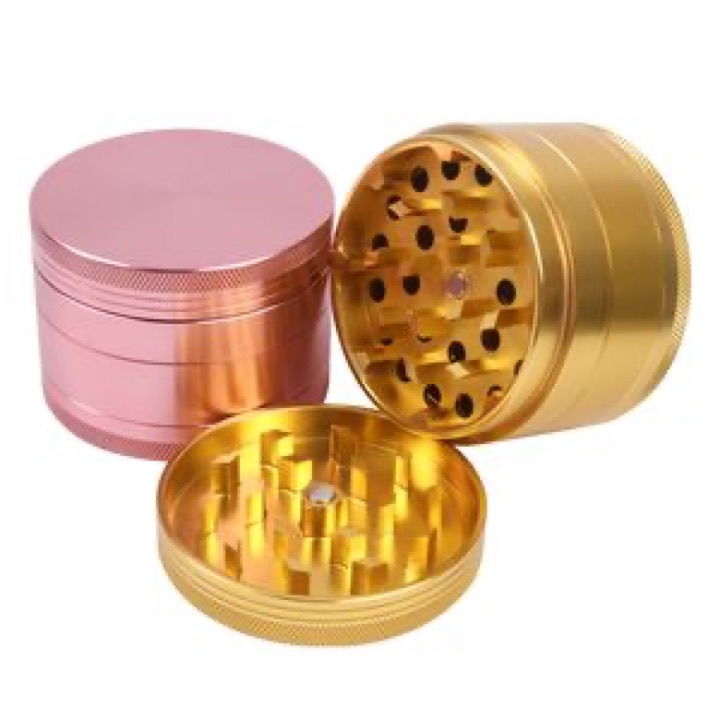 Factory OEM Custom 63mm 4 Layer Metal Aluminum Commercial Botanical Grinder wholesale product image