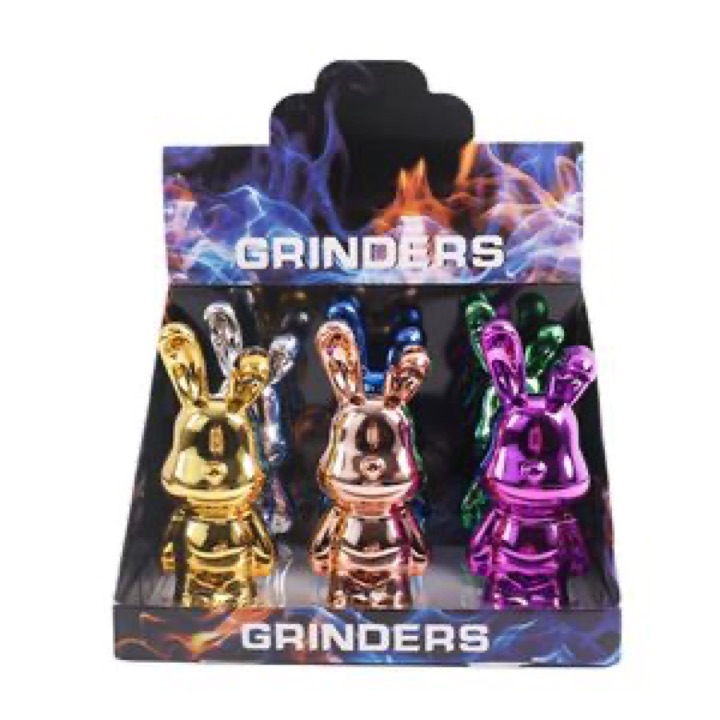 Colorful Electroplated Bunny Grinder Accessory wholesale product image