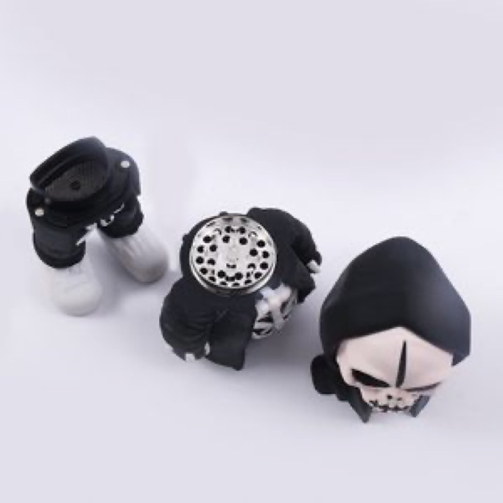 New Halloween Skull Design Botanical Grinder 4 Parts Layers Accessories Grinder wholesale product image