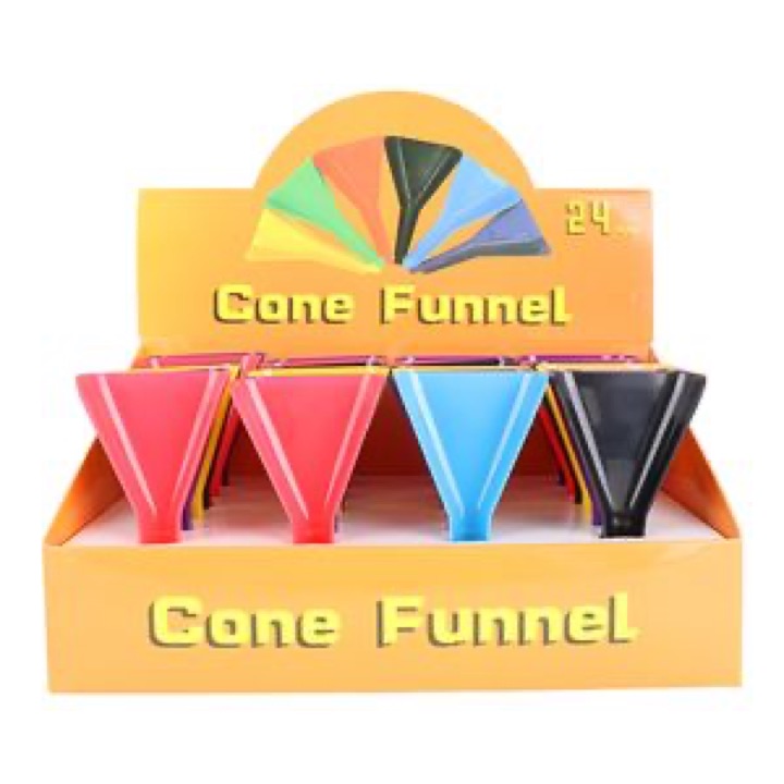 Plastic Cone Funnel Creative Conical Portable Small Filled Cone Tube Filler Accessories wholesale product image