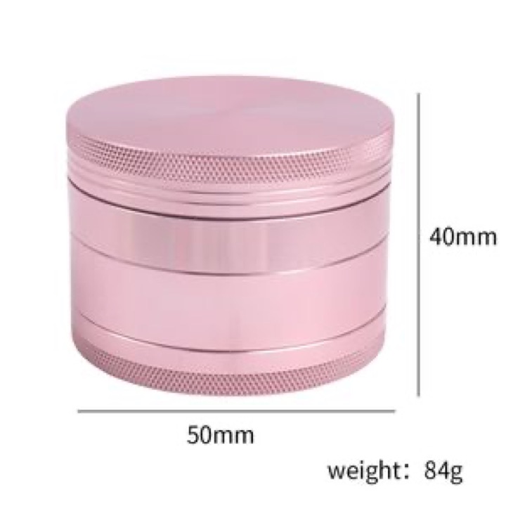 Different Size Metal Grinder 4-Layer Round Shape Aluminum Alloy Botanical Grinder wholesale product image
