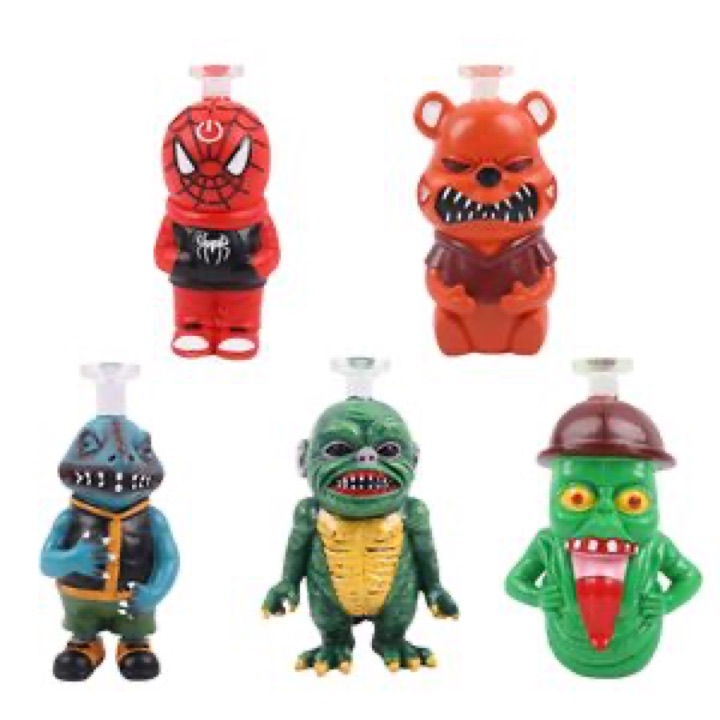 Colorful Resin Cartoon Hookah Pipe for Fun Sessions wholesale product image