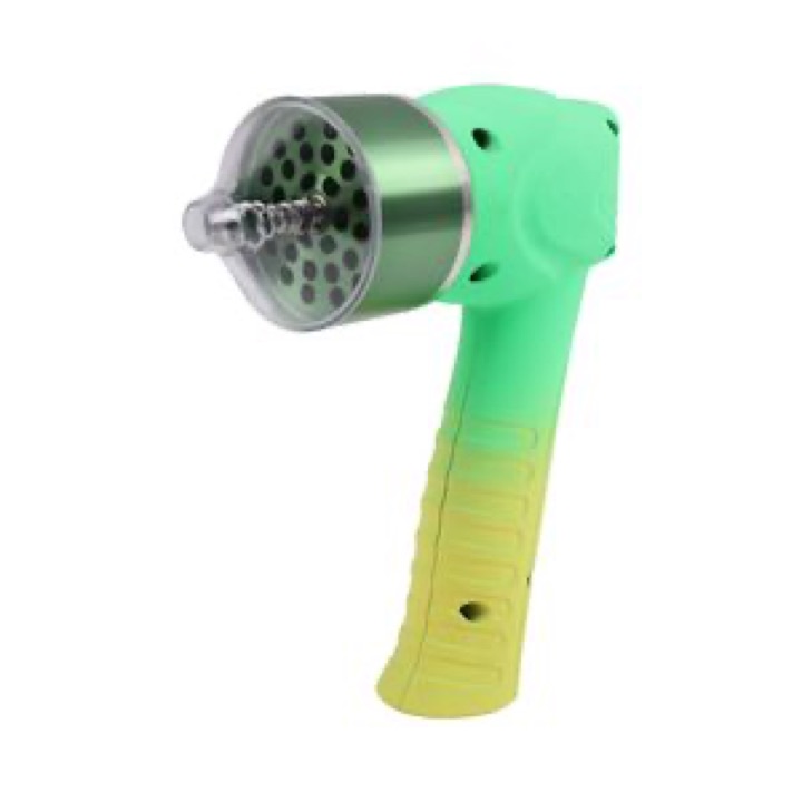Stylish Metal Botanical Grinder with Electric Hair Tryer Design wholesale product image