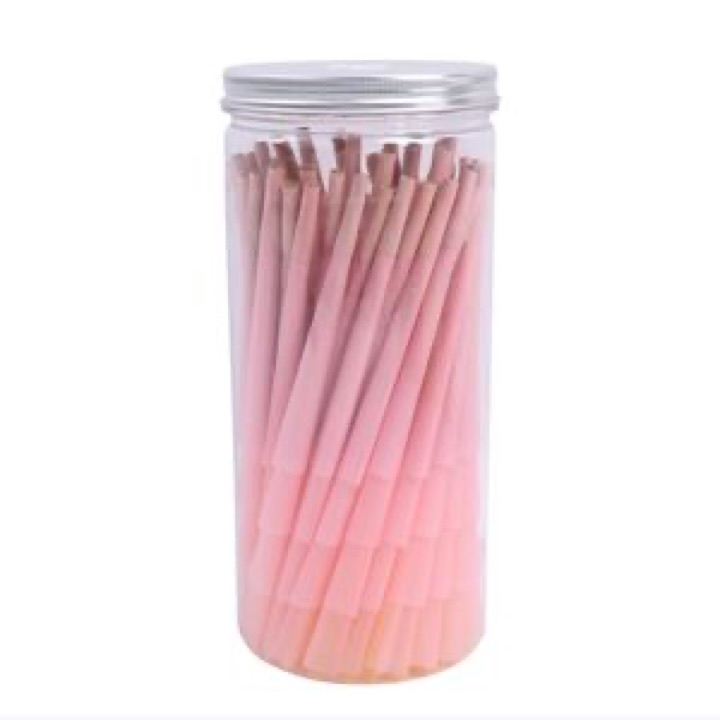 Raw Classic King Size Pre-Rolled Custom Rolling Paper Cones with Filter Tips Botanical Wood... wholesale product image