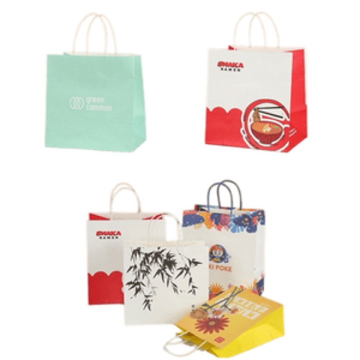 2025 OEM Colorful New Party Gift Packaging Kraft Paper Hot Sale Handbag wholesale product image