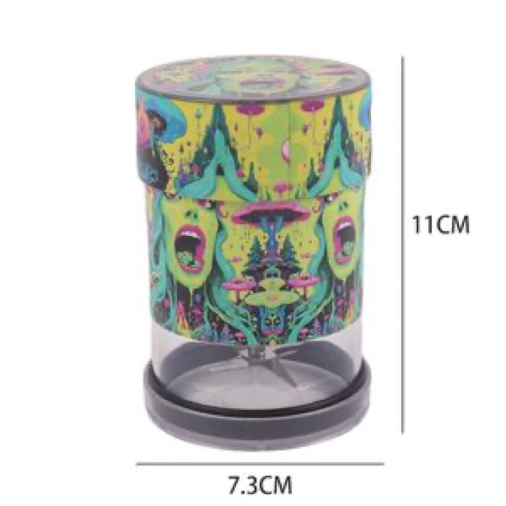 New High Quality Custom Logo Electric Chain Botanical Grinder with LED Light Rechargeable wholesale product image