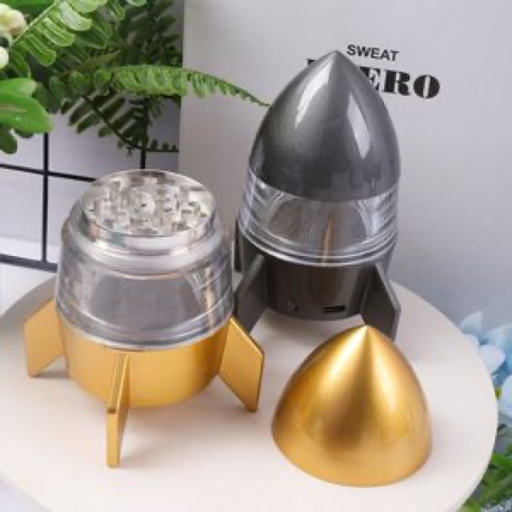 Rocket-Shaped Zinc Alloy Grinder Accessories for Effortless Grinding wholesale product image
