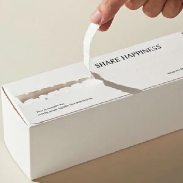 Hand-Tear Printed Shipping Paper Gift Box for Food Packing wholesale product image
