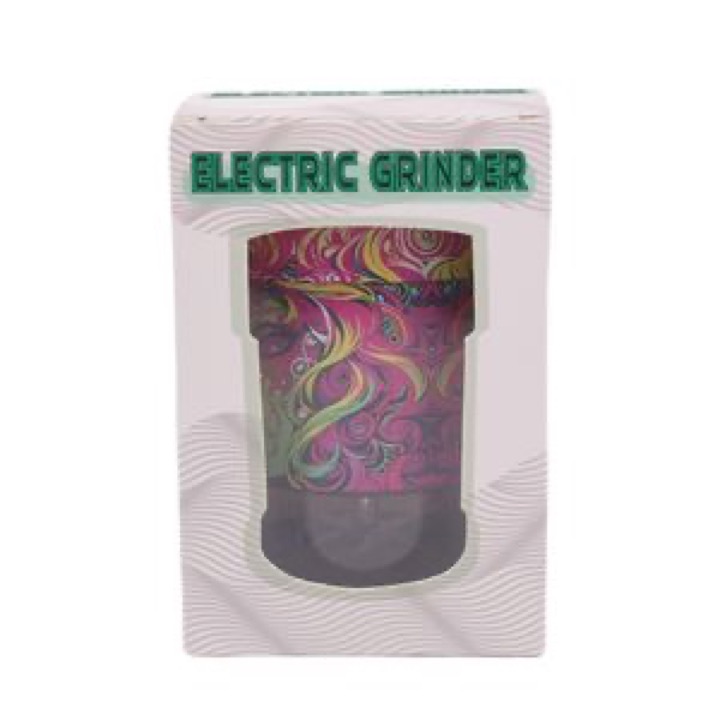 Premium Rechargeable Electric Botanical Grinder with Custom Logo and LED Light wholesale product image