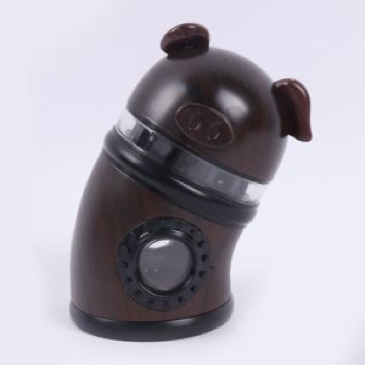 Stylish Pig-Shaped Wood Grain Grinder for Botanical Collectors wholesale product image