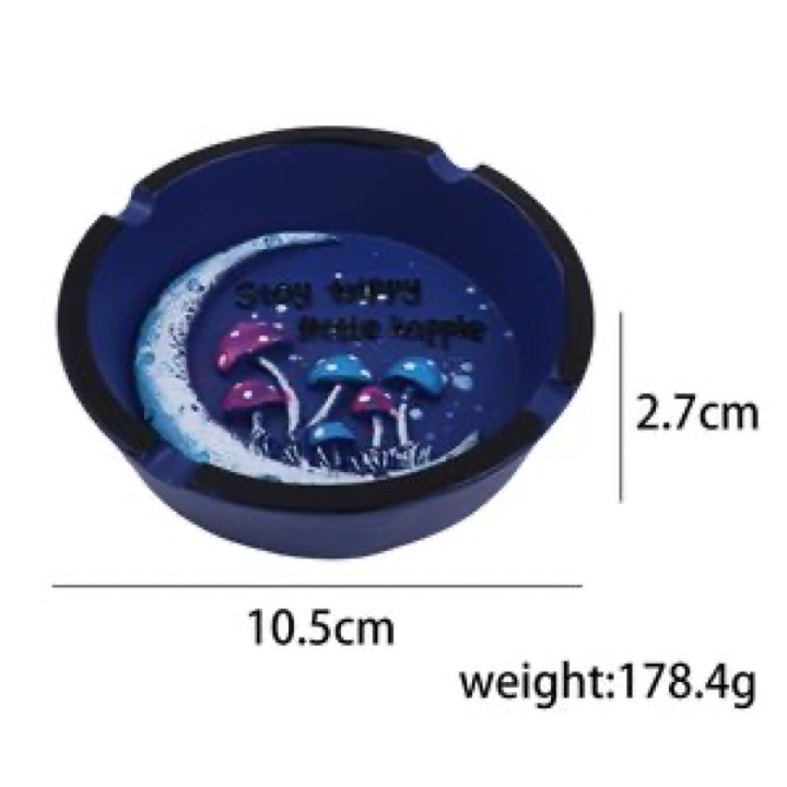 New High Quality Resin Round Mushroom Mini Extinguisher Ashtray Accessories wholesale product image