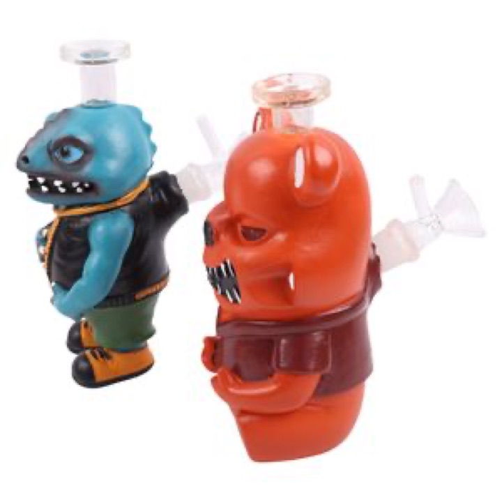 Colorful Different Style Resin Cartoon-Shaped Hookah Pipe wholesale product image