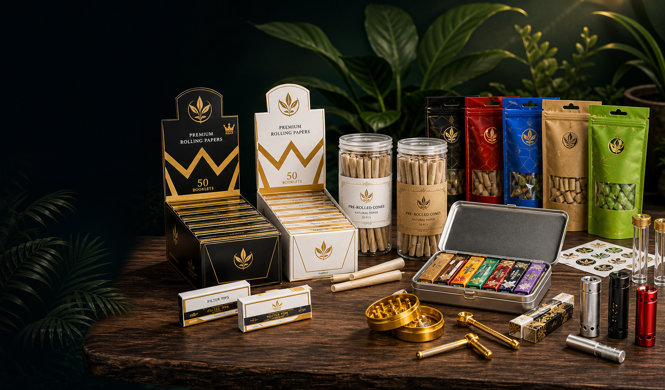 Wholesale CBD accessory product display