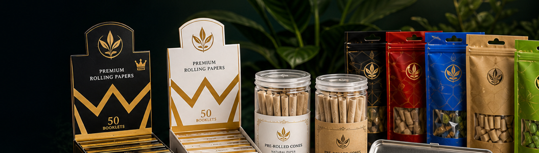 Private label CBD accessory packaging display
