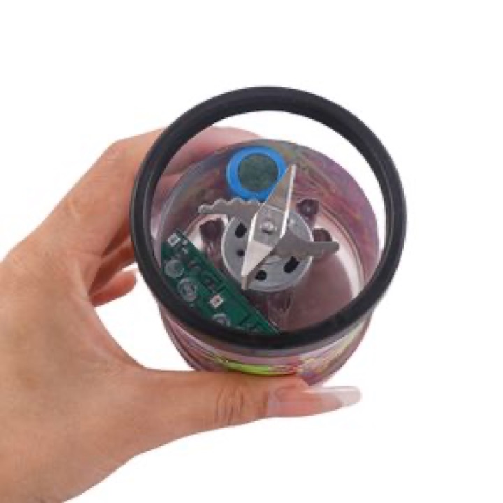 High-Quality Custom Logo Electric Botanical Grinder with Bright LED Light wholesale product image
