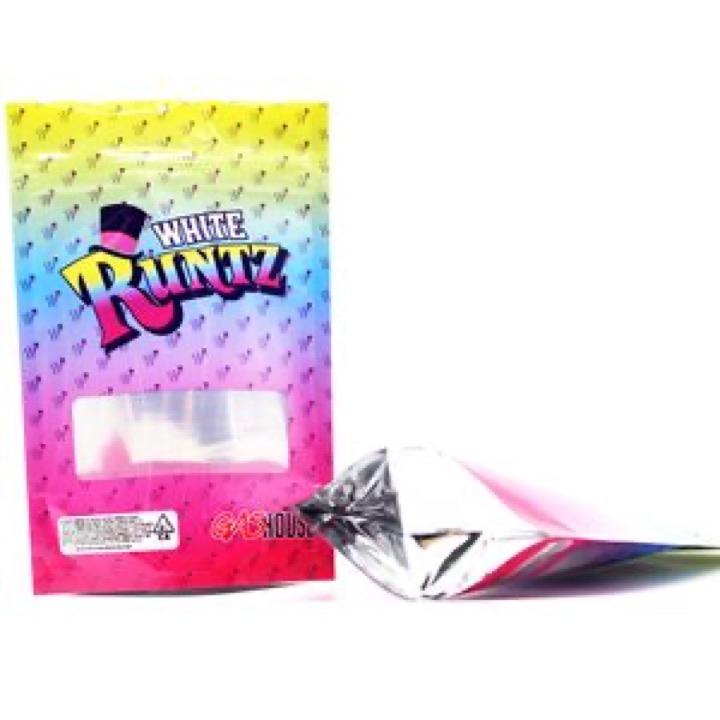 Holographic Pouch Mylar Candy Gummy Snacks Plastic Food Package Bag wholesale product image