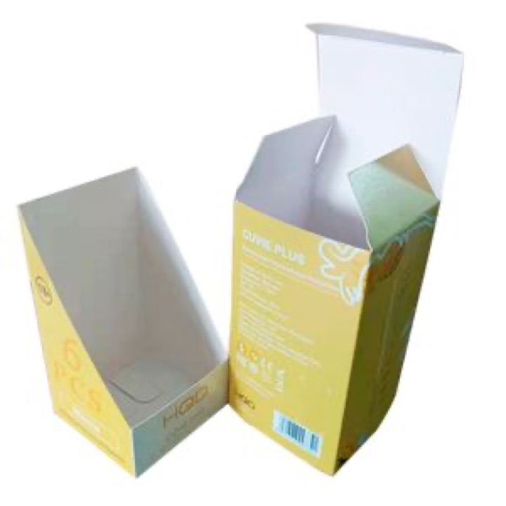 Custom Shelf Ready Packing Counter Display Stand Tear Away White Paper Boxes wholesale product image