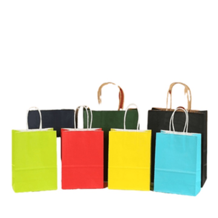 Custom Kraft Paper Bags with Logo Eco Friendly Shopping and Gift Paper Bag Food Takeaway... wholesale product image