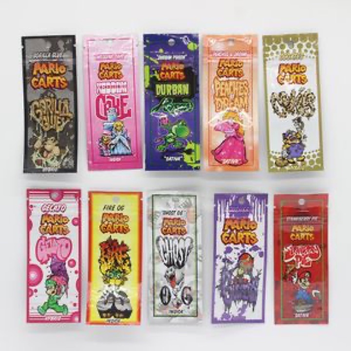 Custom Printed Logo Plastic 99g Cookie Candy Snack Fruit Gummy Food Nut Packaging Ziplock Bag wholesale product image