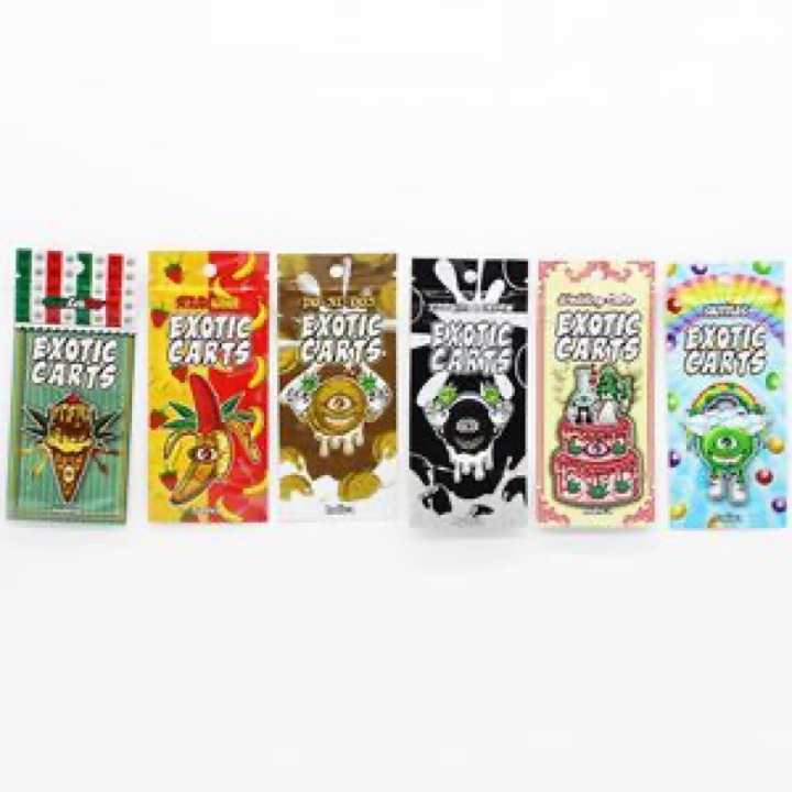 Customizable Colors Gummy Candy Plastic Packaging Smell Proof Resealable Mylar Bag with Window wholesale product image