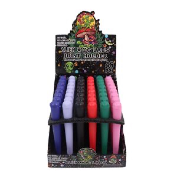 Child-Resistant Plastic Cone Tubes in Vibrant Skull Design wholesale product image
