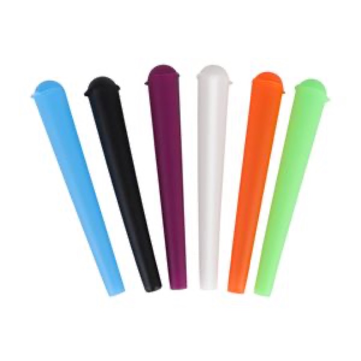 Wholesale 120mm Child-Resistant Pink Plastic Pre Rolled Cones Tube wholesale product image
