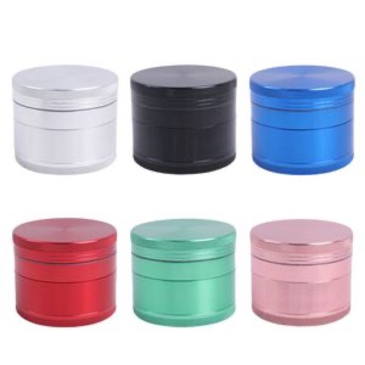 Round Various Sizes Colors Available Customizable Logo Aluminum Alloy Botanical Grinder Accessorie wholesale product image