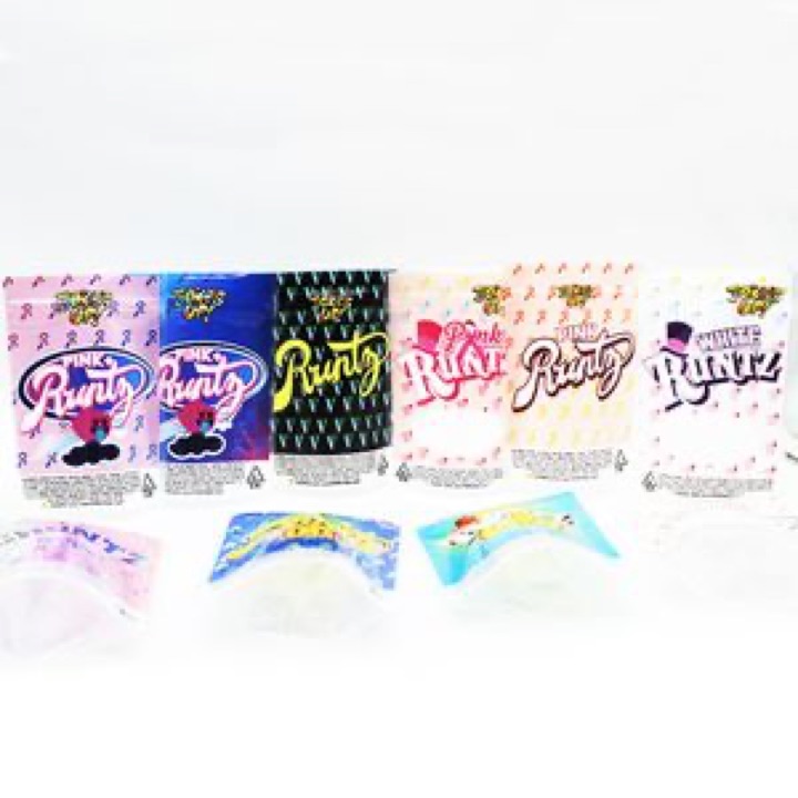 100mg Plastic Food Packaging Cookies Herbs Pouch with Child Resistant Ziplock wholesale product image