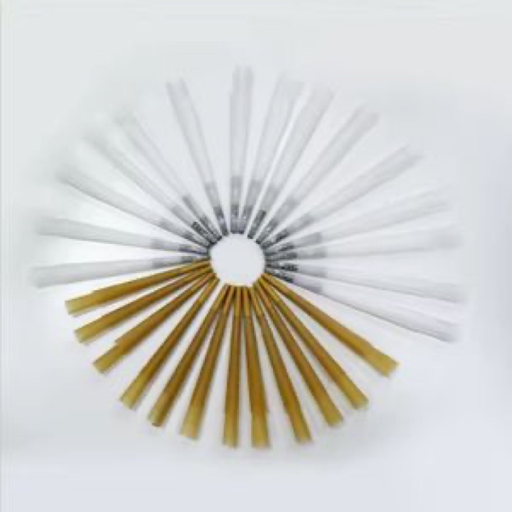 Different King Size 109 98 84mm Unbleached Brown Rice Pre Rolled Accessory Paper Cones wholesale product image