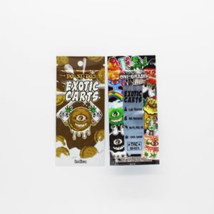 Multiple Design Printed Gummy Biscuit Matte Plastic Packaging Small Ziplock Retail Goods Candy... wholesale product image