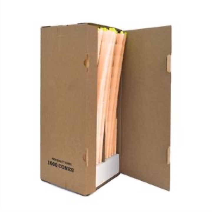 2025 Newest Custom Colorful 0.5g 1g Rice Paper Prerolled Rolling Cones wholesale product image