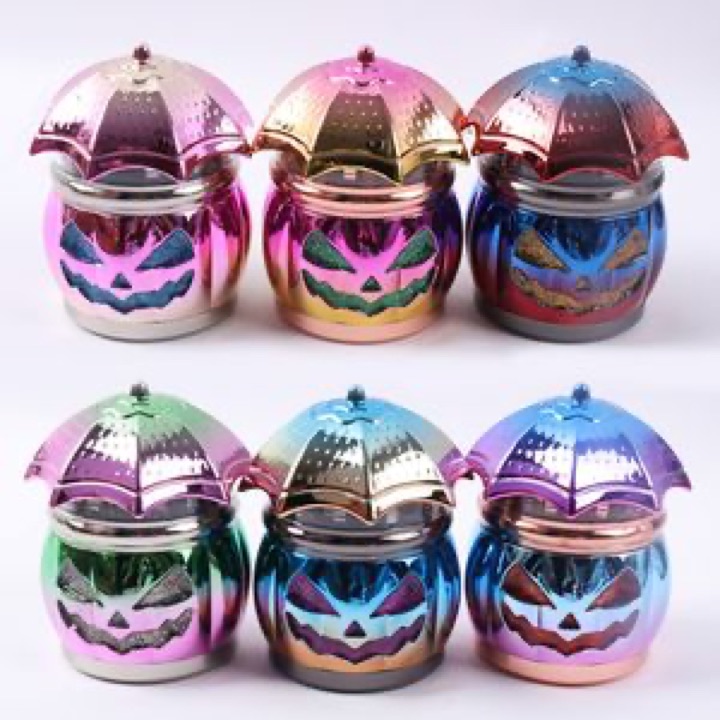 Cross-Border Hot New American Style Light Luxury Halloween Color Matching Horn Shape Pumpkin... wholesale product image