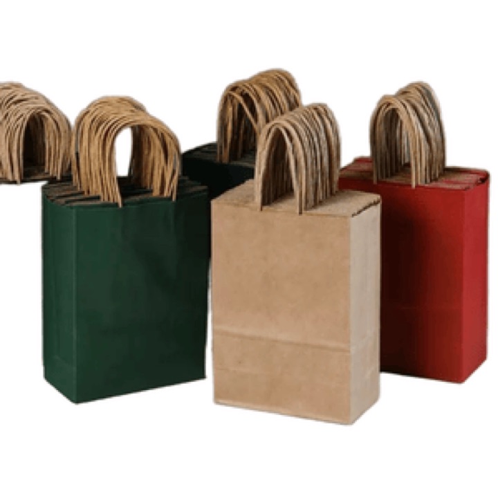 Customized Logo Paper Design Travel Gifts Food Paper Packing Craft Bags Handbag for Shopping wholesale product image