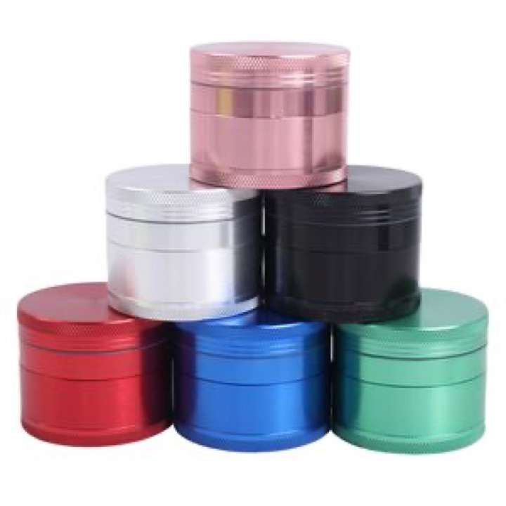 Custom OEM Design Botanical 50mm Aluminium Alloy Crusher Grinders wholesale product image