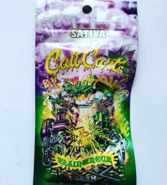 35g 8th 3.5 Empty Cookie Candy Gummy Poly Special Shaped Ziplock Smell Proof Cut out Die Cut... wholesale product image