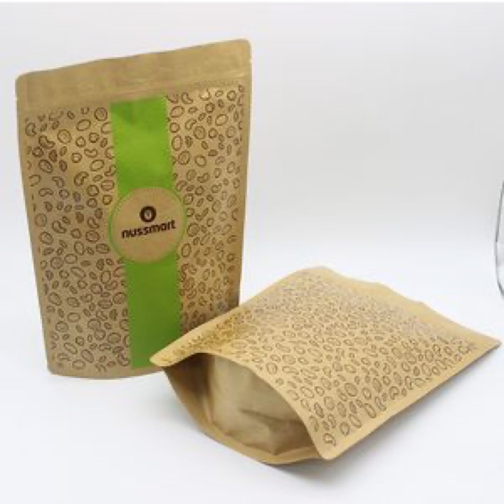Window Zip Lock Laminated Paper Bag Food and Candy Tea Coffee Packaging Bag/Kraft Paper Bag wholesale product image