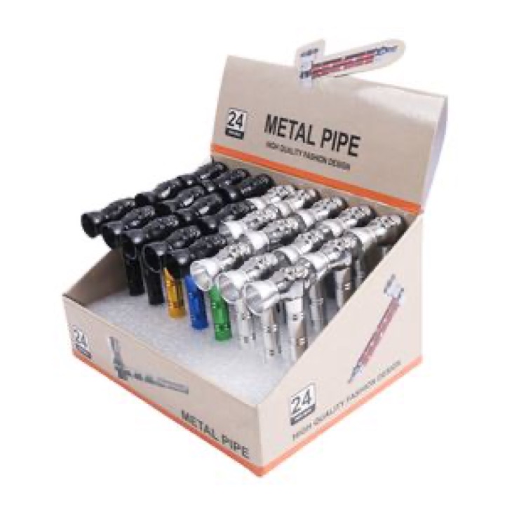 Stylish Skull Ghost Head Metal Pipe wholesale product image
