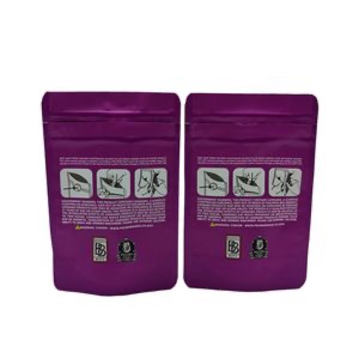 Custom Printed Clear Plastic Mylar Bags for Herbs and Spices Packaging Matte Stand up Pouch... wholesale product image
