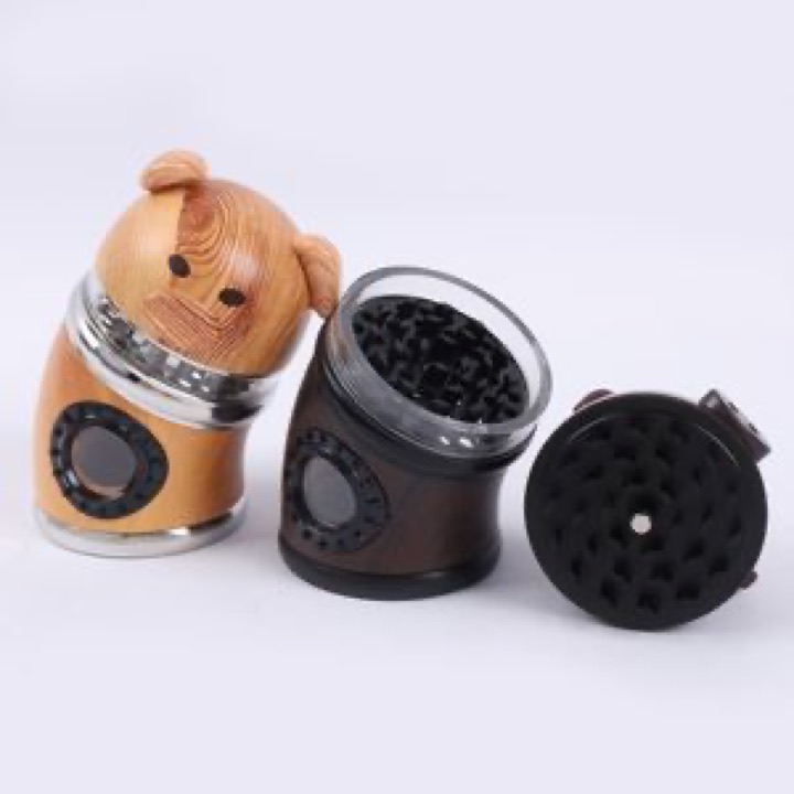 Unique Fat Pig Design Wooden Botanical Grinder for Enthusiasts wholesale product image