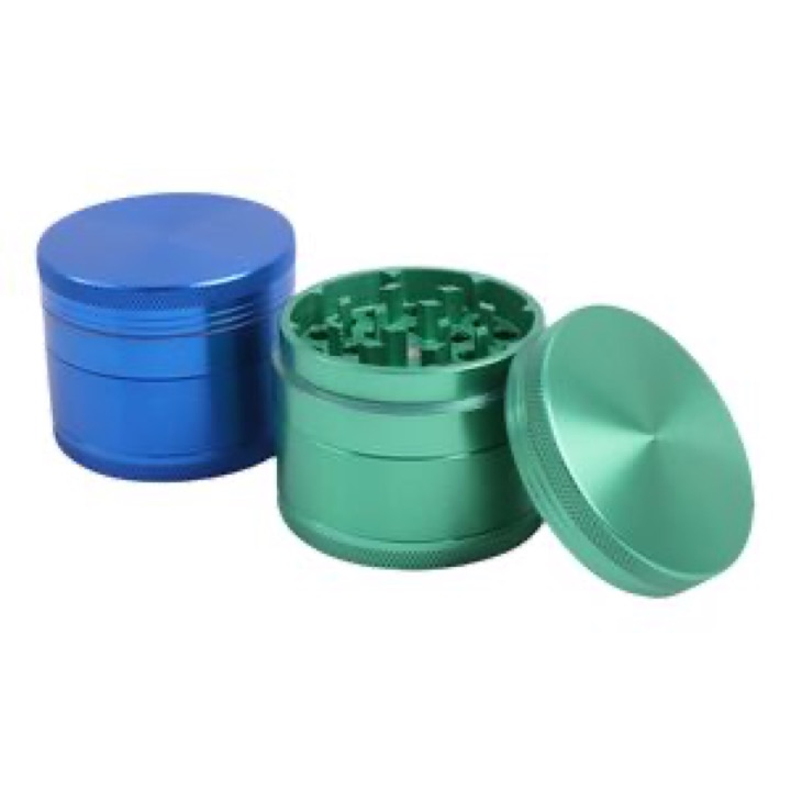 New 50mm Aluminum Alloy Round Gradient Color Grinder Four-Layer Metal Manual Grinder wholesale product image
