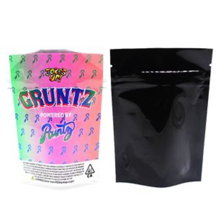 3.5g 14G 28grams Hot Sell Mylar Plastic Matte Laminate Candy Botanical Packaging Pouch with Smell... wholesale product image