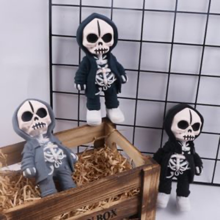 Stylish 4-Part Metal Botanical Grinder in Halloween Skull Design wholesale product image