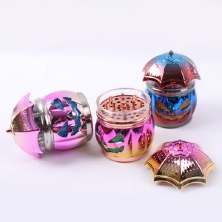 Unique 2-Layer Zinc Alloy Botanical Grinder for Custom Logos wholesale product image